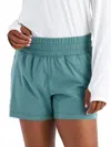 Free Fly Pull-on Breeze Short In Sabal Green In Multi