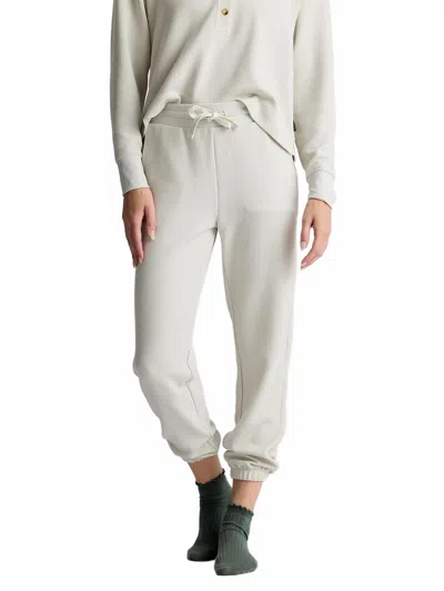 Free Fly Women's Waffle Jogger In Birch In Gray