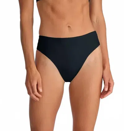 Free Fly Women's Wavebound High Waisted Bikini Bottom In Black