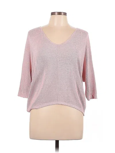 Pre-owned Free For Humanity Pullover Sweater In Pink