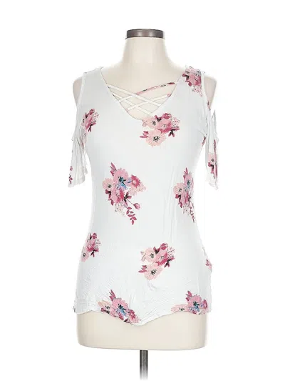 Pre-owned Free Kisses Sleeveless Blouse In White