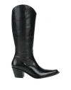 Free Lance Woman Boot Black Size 8 Leather In Black