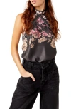 Free People 1 Thing Halter Neck Bodysuit In Multi