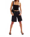Free People 2 Tone Tank In Black Combo In Black