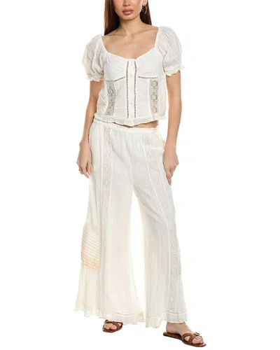 FREE PEOPLE FREE PEOPLE 2PC BALI ALANA TOP & PANT SET