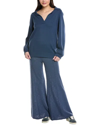 Free People 2pc Drea Sweater Set In Blue