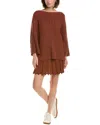 Free People 2pc Kenzie Sweater Set In Brown