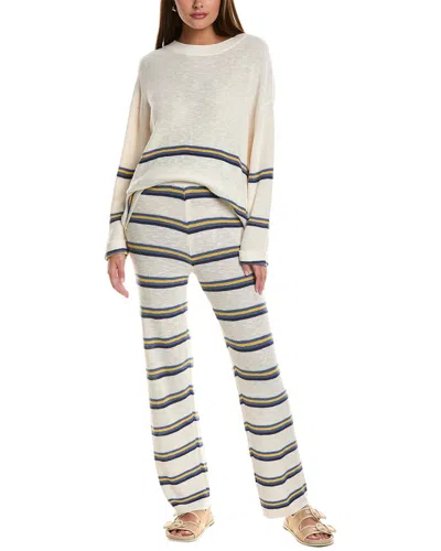 Free People 2pc Mariner Sweater Set In White
