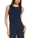Free People Never Better Muscle Bundle Crop Top & Pants Set In Blue