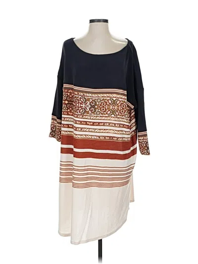 Free People 3/4 Sleeve T-shirt In Black