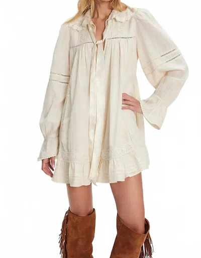 Free People 5 O'clock Tea Time Mini Dress In Multi