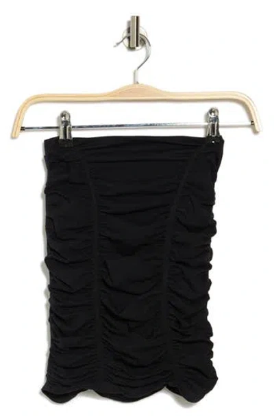 Free People About It Half Slip Convertible Top/skirt In Black