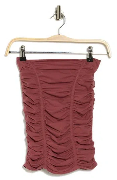 Free People About It Half Slip Convertible Top/skirt In Wine
