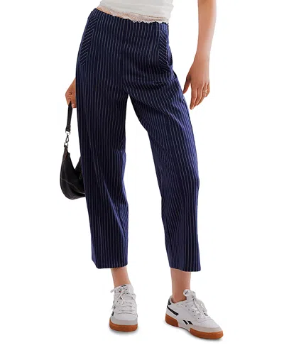 Free People Acadia Pants In Blue Combo