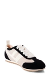 Free People Aces Sneaker In Black/oyster Combo