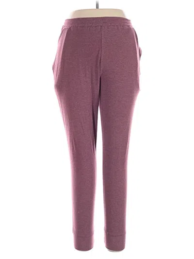 Pre-owned Free People Active Pants In Burgundy