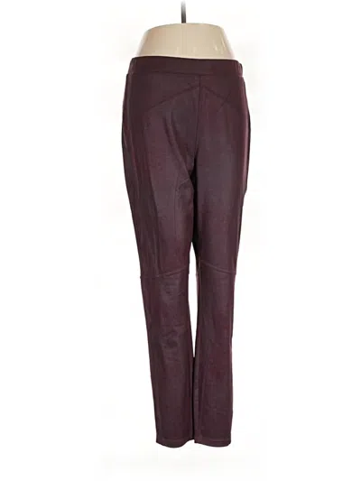 Pre-owned Free People Active Pants In Burgundy