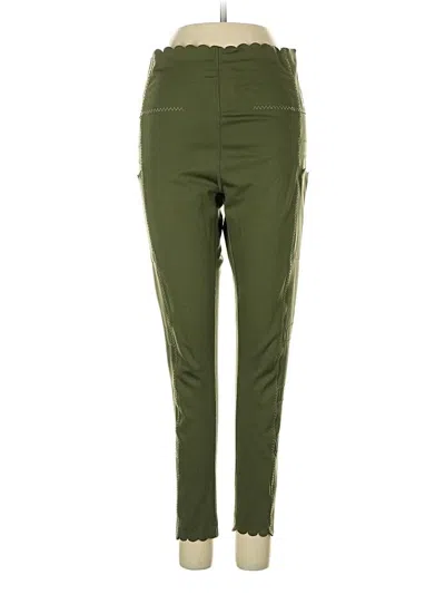 Pre-owned Free People Active Pants In Green