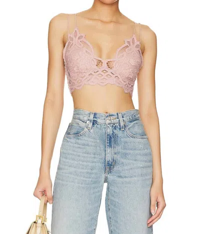 Free People Adella Longline Lace Bralette In La Fluer In Multi