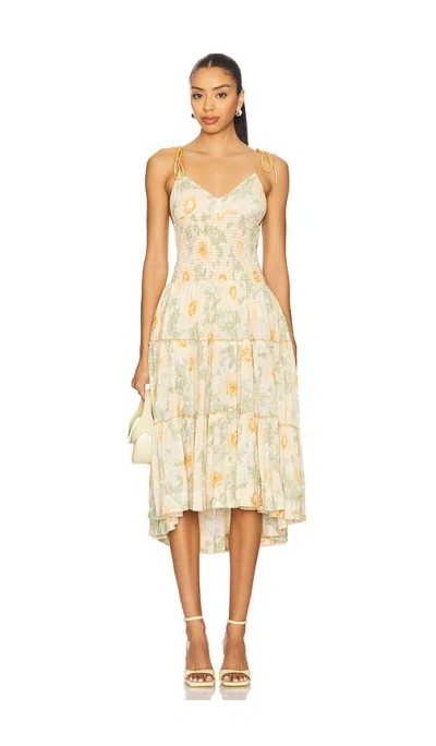 FREE PEOPLE ADRIEL MIDI DRESS