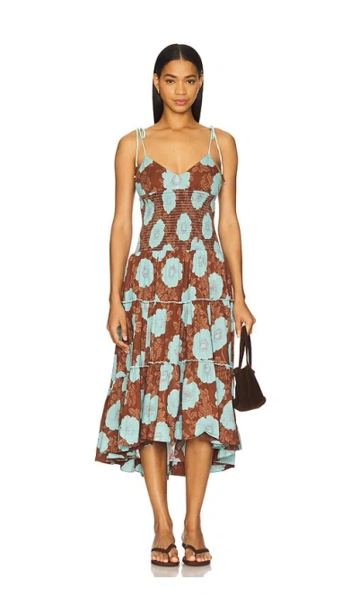 FREE PEOPLE ADRIEL MIDI DRESS