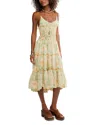 Free People Adriel Floral Print Knee Length Cami Dress