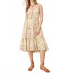 Free People Adriel Midi Dress In Floral In Multi
