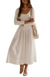 Free People Aelia Long Sleeve Maxi Dress