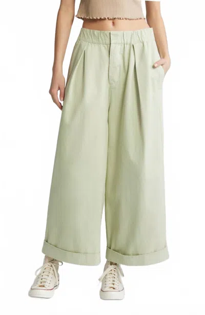 Free People After Love Cuff Pant In Meadow Haze In Green