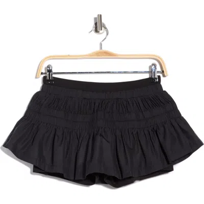 Free People A-game Skort In Black