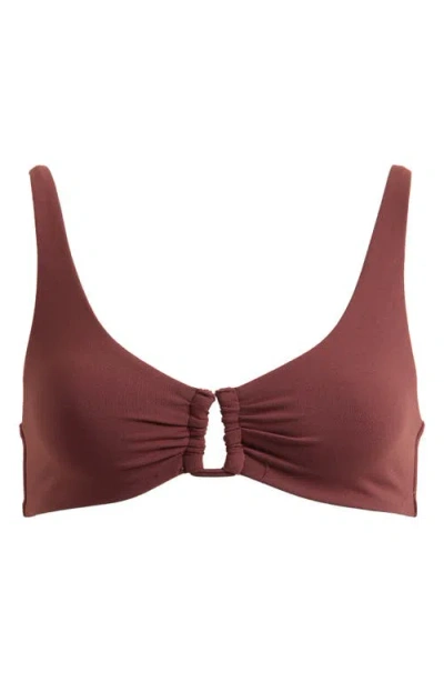 Free People Ahead Of The Curve Scoop Bralette In Brown