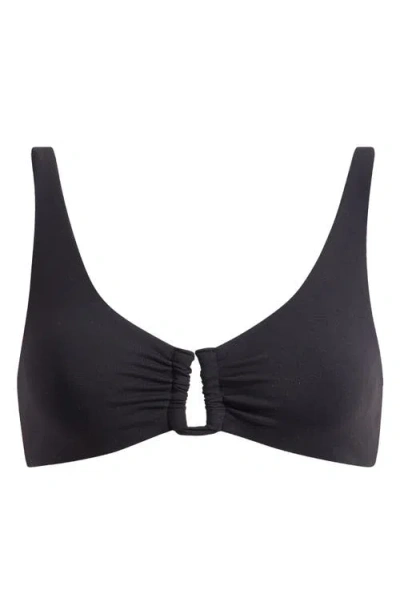 Free People Ahead Of The Curve Scoop Bralette In Black