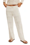Free People Aiden Drawstring Lace Pants In White