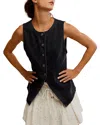 Free People Aimee Vest In Black
