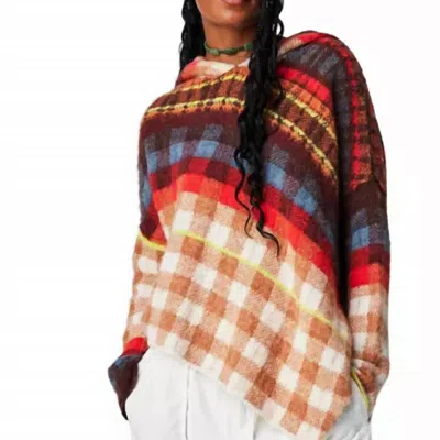 Free People Ainsley Poncho In Multi