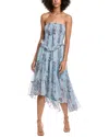Free People Alejandra Midi Dress In Blue