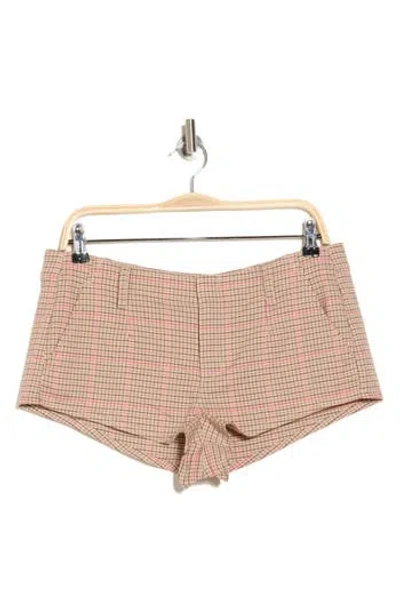 Free People Alessia Trouser Microshorts In Tan