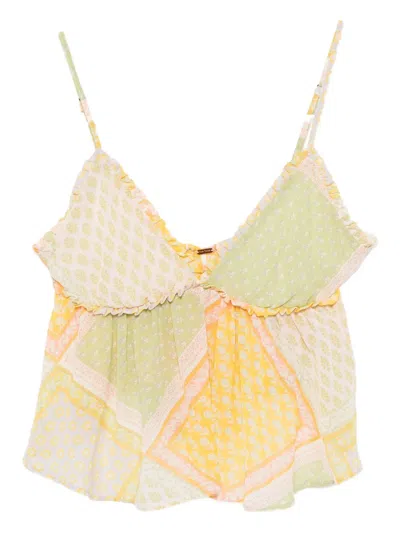 Free People Alix Printed Tank In Multi
