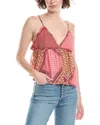 Free People Alix Printed Tank Top In Pink