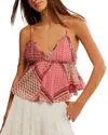 Free People Alix Printed Tank Top In Multi