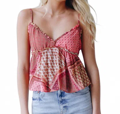 Free People Alix Tank In Confetti In Multi