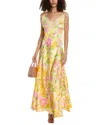 Free People All A Bloom Floral Maxi Nightgown In Yellow