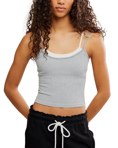 Free People All Clear Coastline Tank Top In Gold