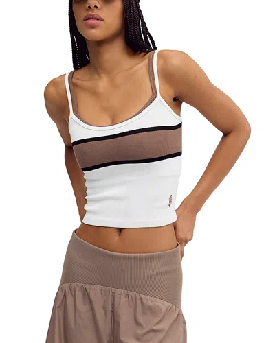 Free People All Clear Coastline Tank Top In Multi