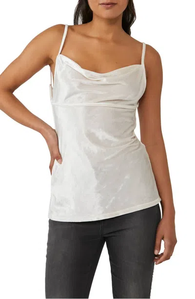 Free People All Night Tunic In Champagne In White