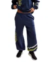 Free People All Star Logo Sweatpants In Navy Sport Mode