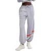Free People All Star Oversize Graphic Sweatpants In Steel/flame Combo