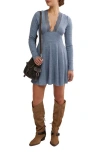 Free People All Yours Lace Long Sleeve Minidress In Husky