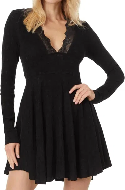 Free People All Yours Mini Dress In Black