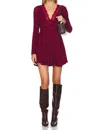 Free People All Yours Lace Long Sleeve Minidress In Multi